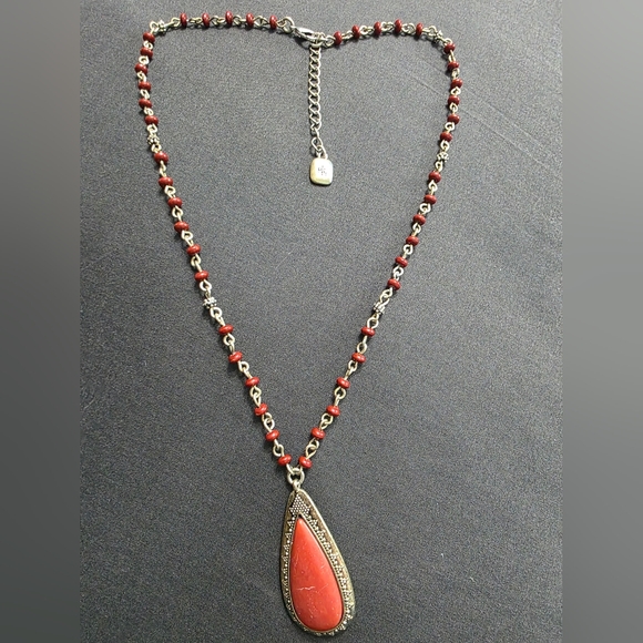 Estate - Silver Tone - Vintage - Bohemian - Ralph Lauren Designer Necklace. - Picture 1 of 4